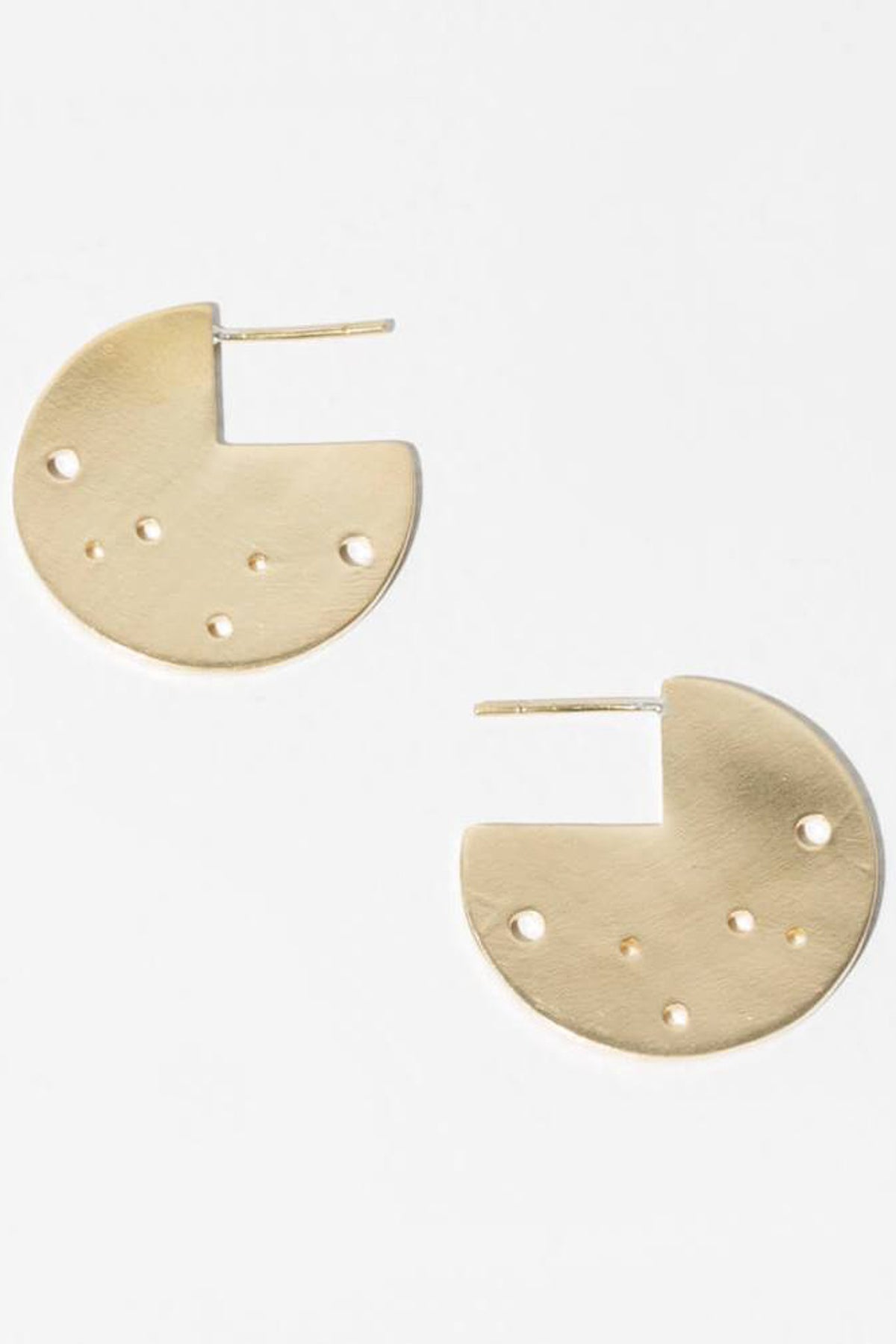 Mulxiply Moon Coin Hoop Earrings