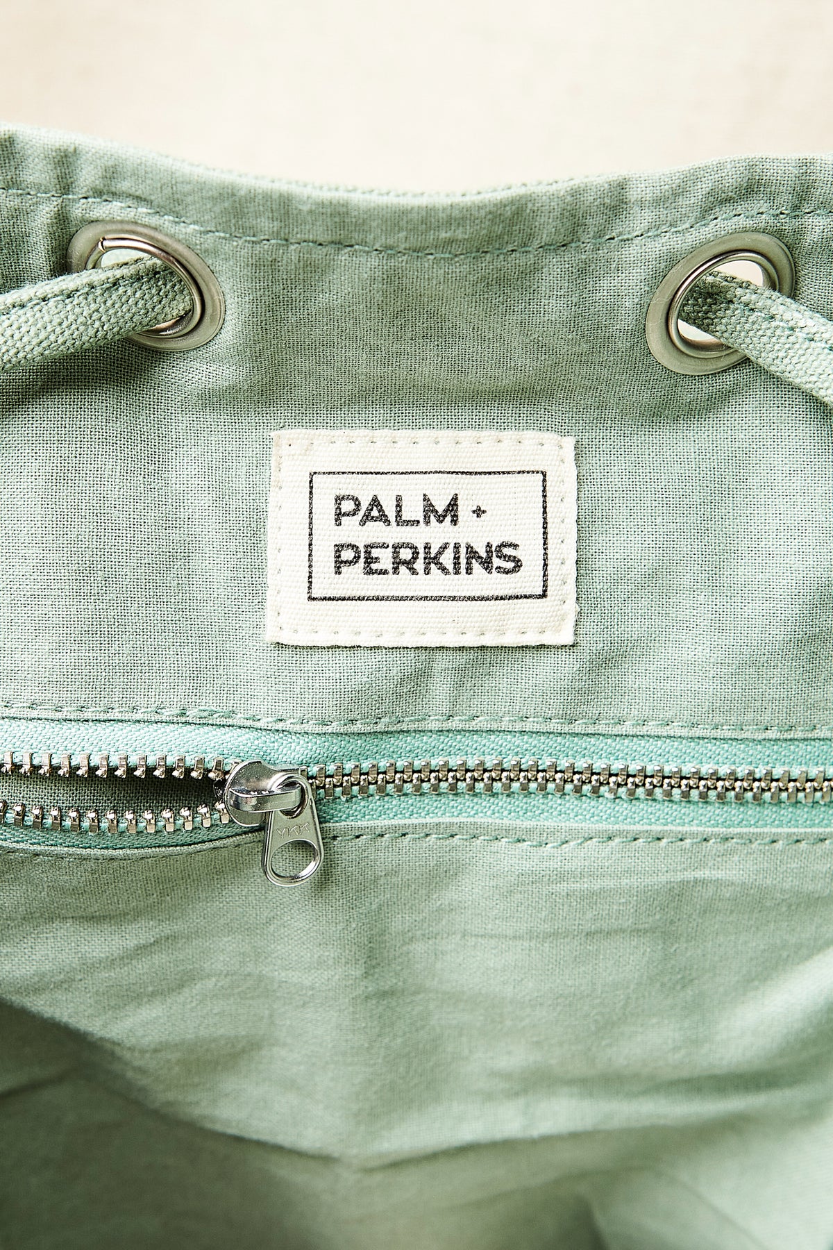 Palm + Perkins Canvas Backpack