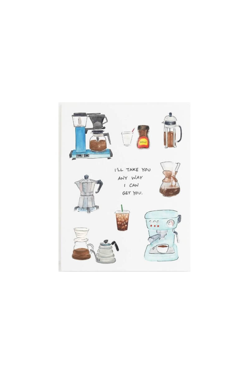 Party Sally Coffee Love Card