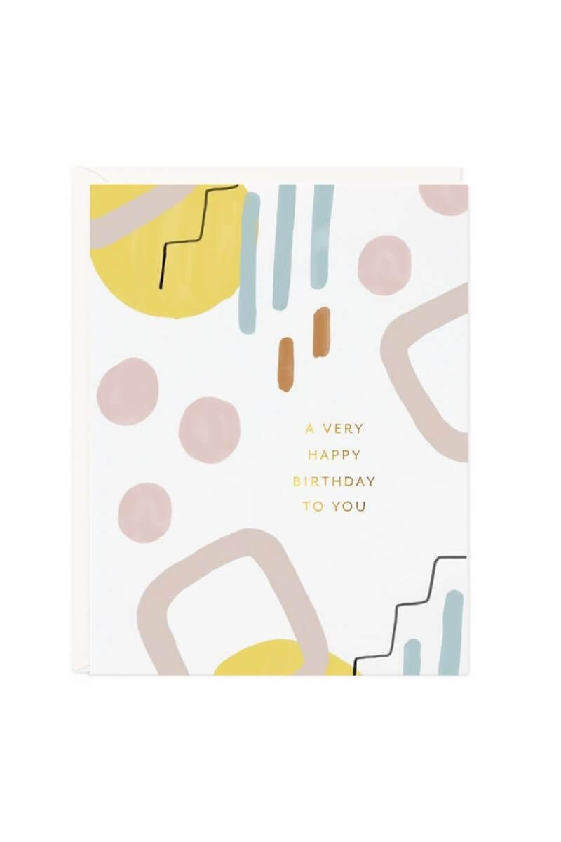 Ramona &amp; Ruth Birthday Abstract Card