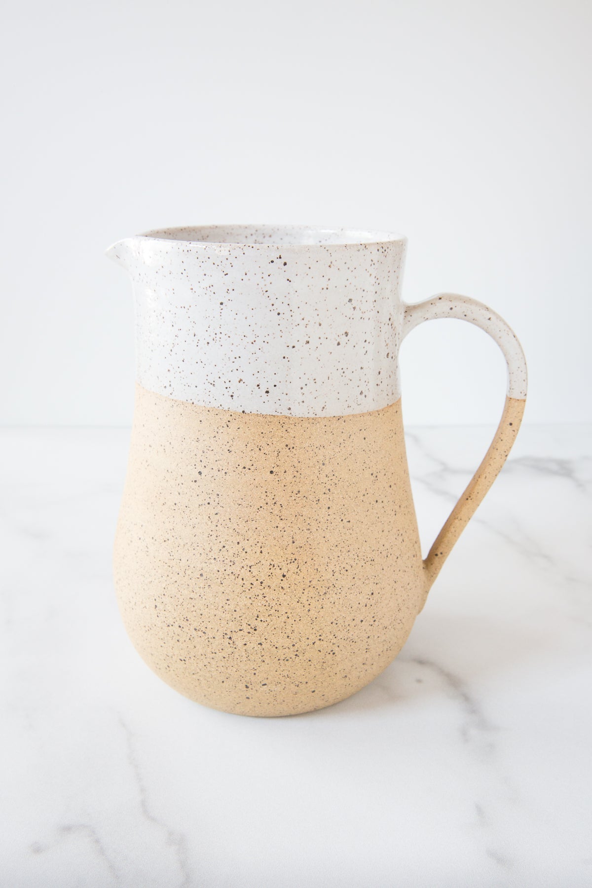 Rachael Pots Large Speckled Clay Pitcher