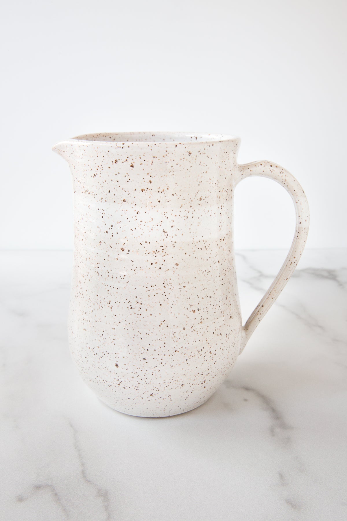 Rachael Pots Large Speckled Clay Pitcher
