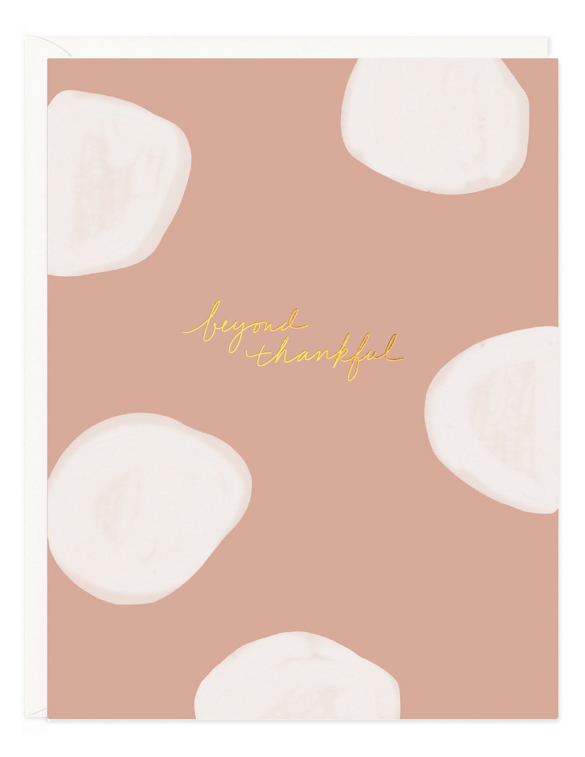 Ramona &amp; Ruth Beyond Thankful Dots Rose Card