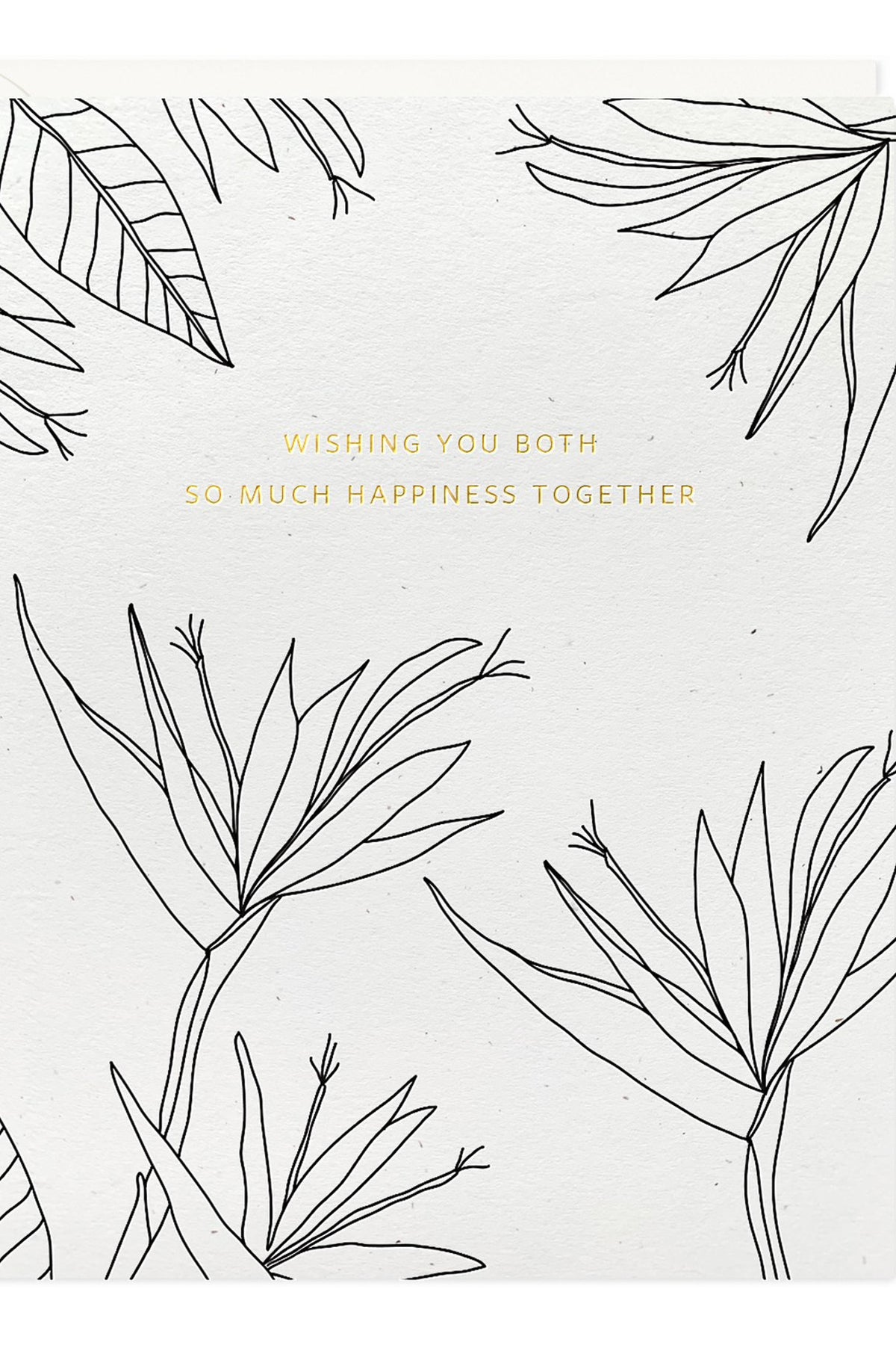 Ramona &amp; Ruth Happiness Wedding Botanical Card