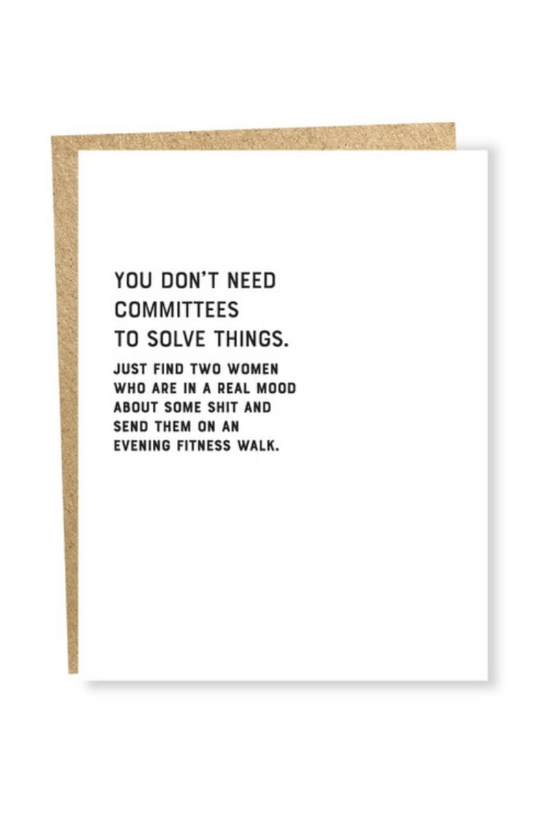 Sapling Press Committees Card