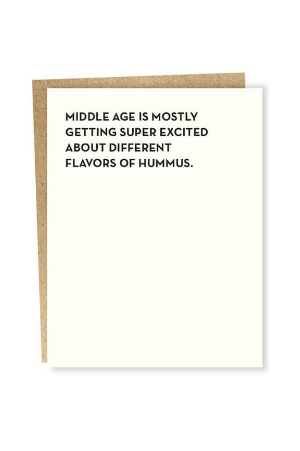 Sapling Press Hummus Card