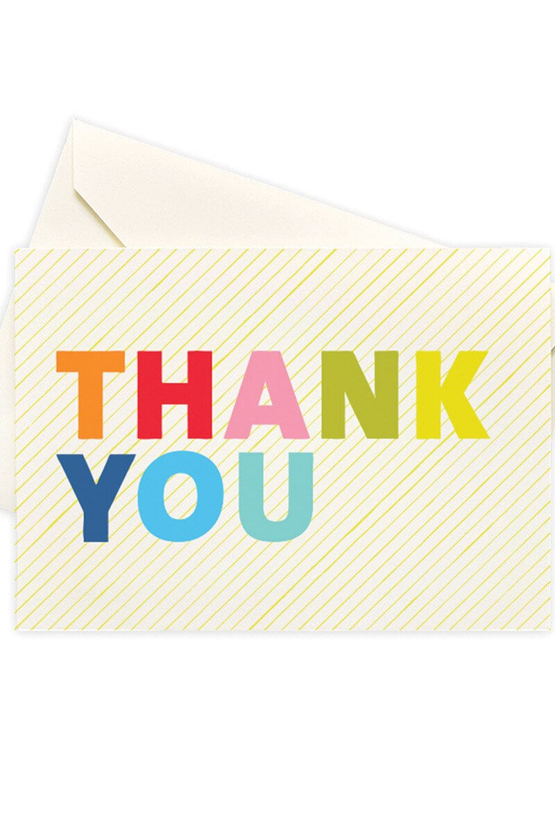 Seltzer Goods Colorful Thank You Card Boxed Set