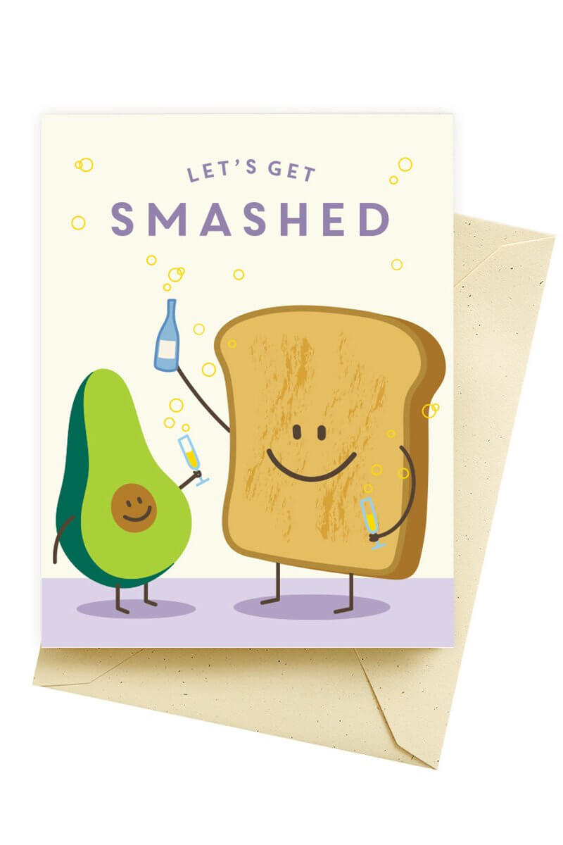 Seltzer Goods Smashed Birthday Card