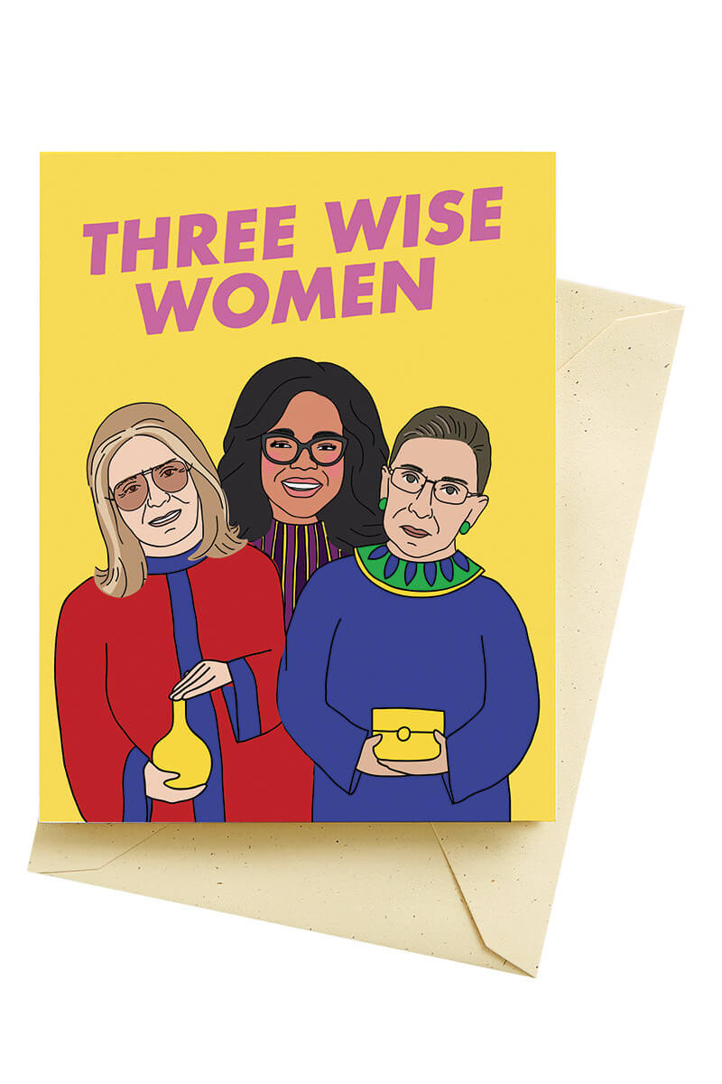 Seltzer Goods Three Wise Women Holiday Card