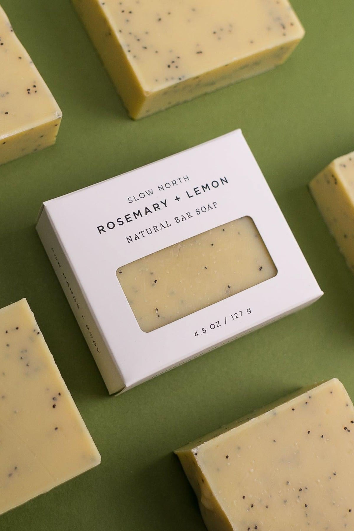 Slow North Rosemary + Lemon Natural Bar Soap