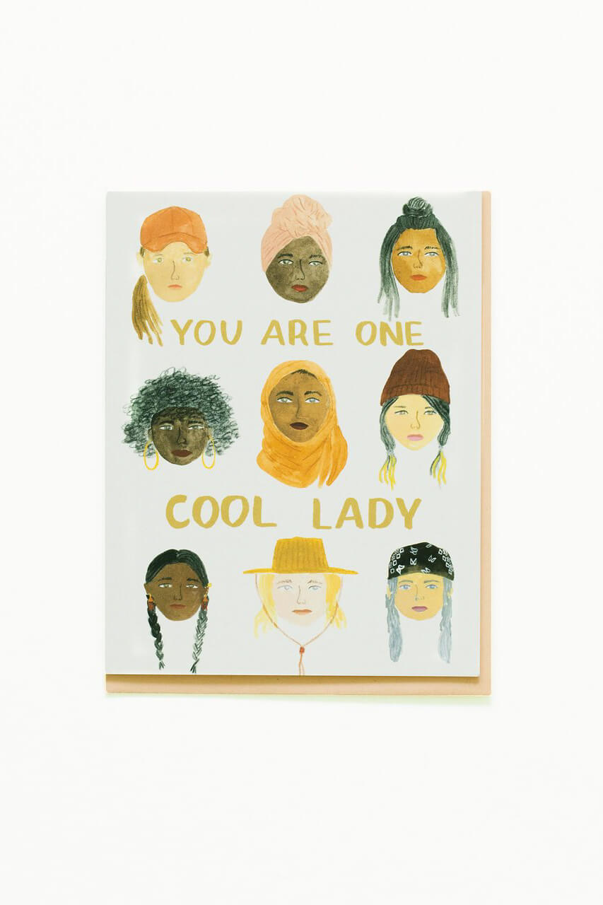 Small Adventure Cool Ladies Card