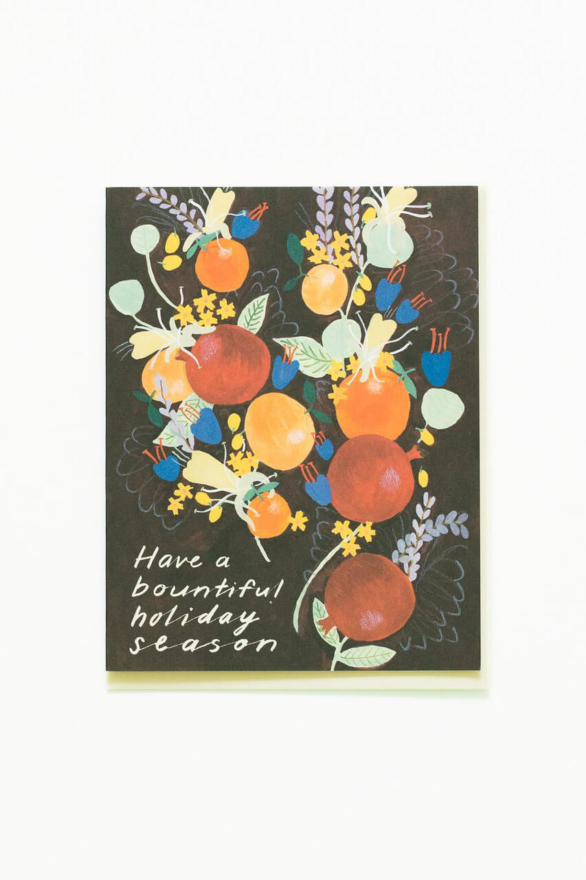 Small Adventure Winter Citrus Card