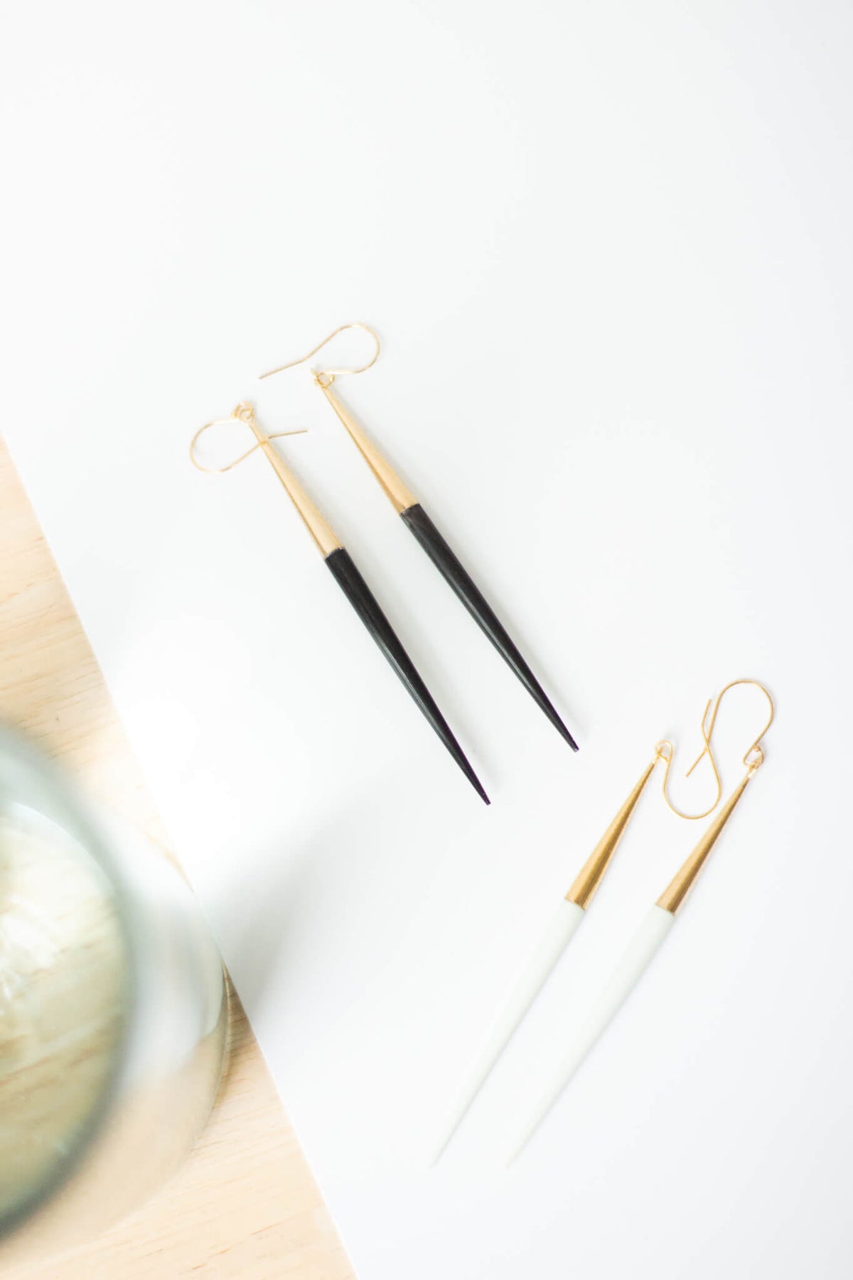 Soko Capped Quill Dangle Earrings
