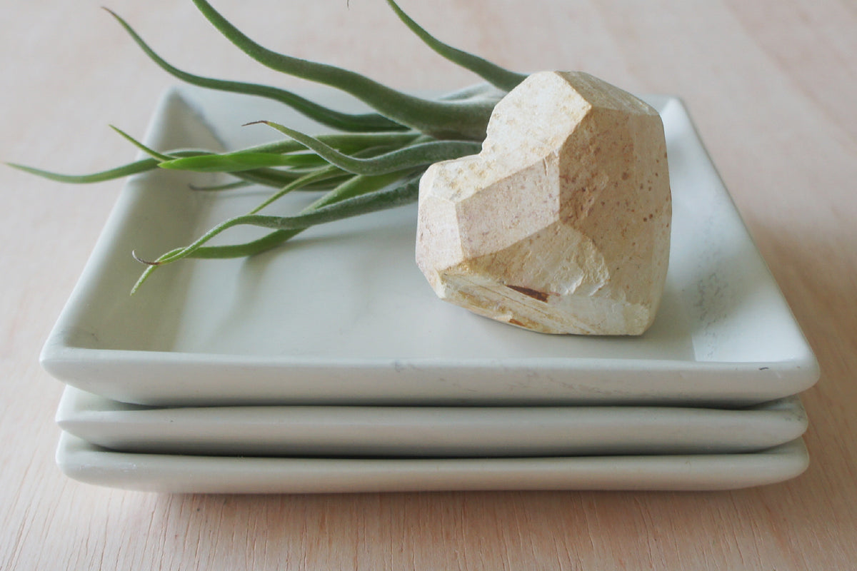 Venture Imports Natural Large Square Dish