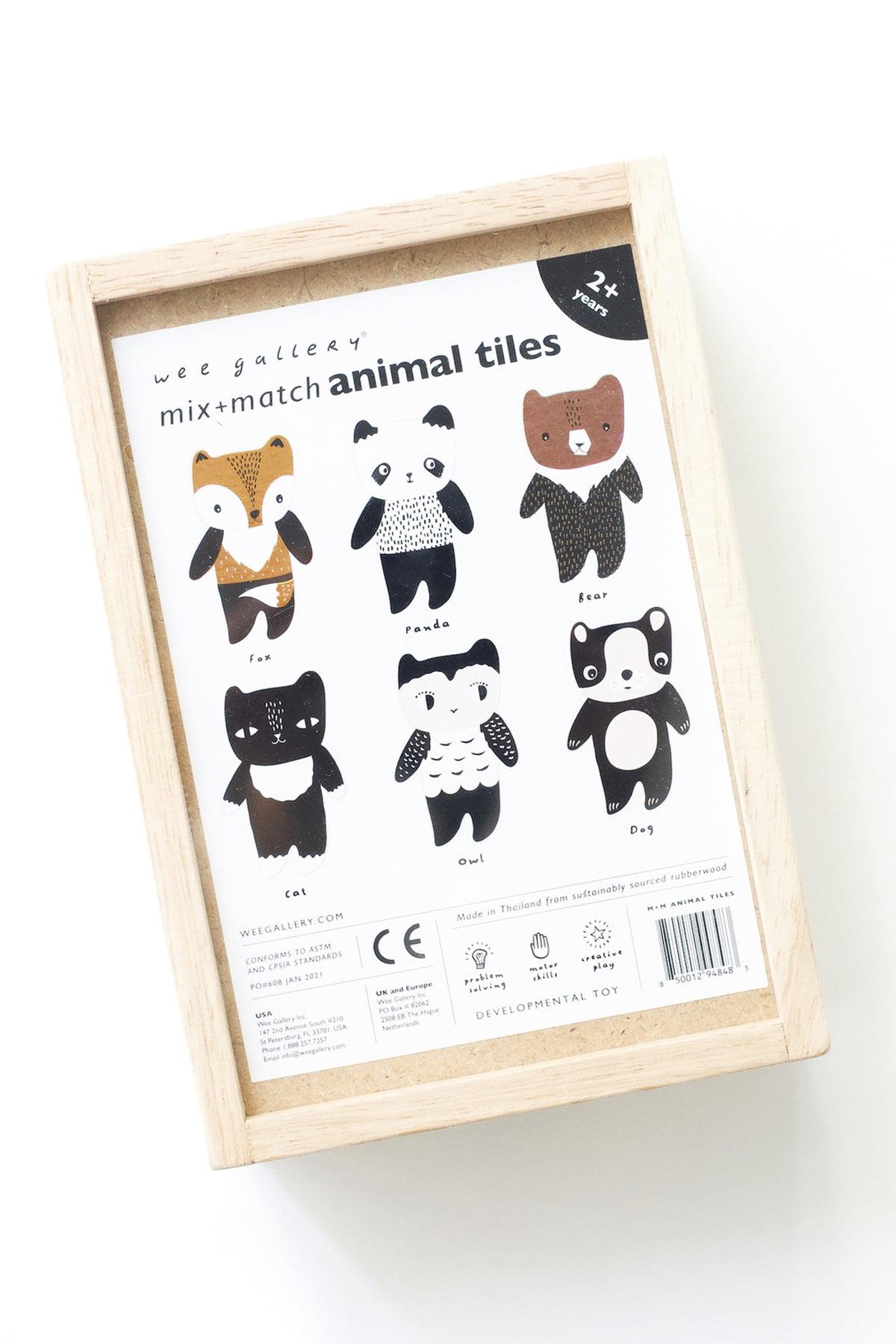Wee Gallery Mix &amp; Match Animal Tiles