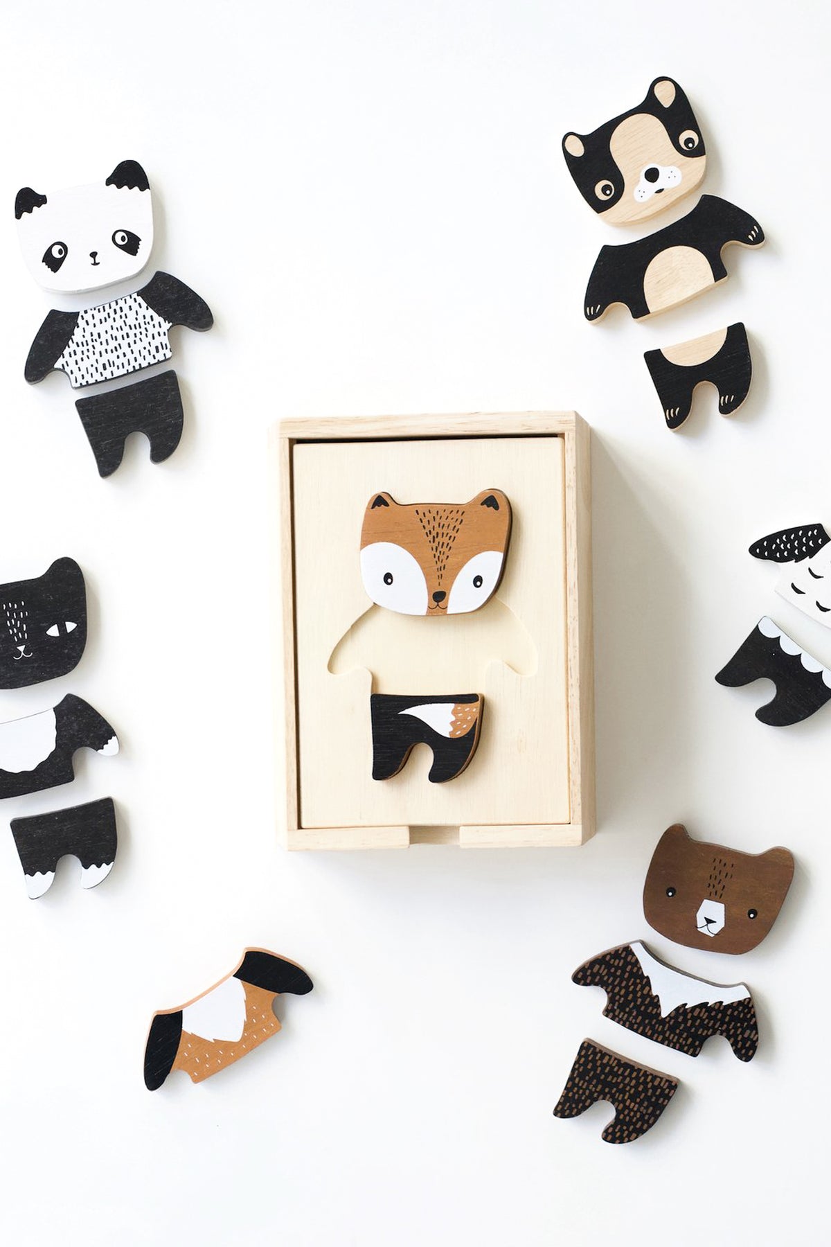 Wee Gallery Mix &amp; Match Animal Tiles