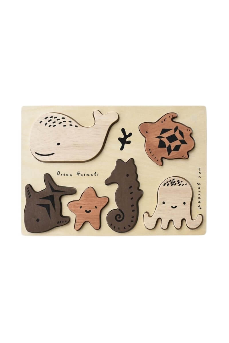 Wee Gallery Wooden Tray Puzzle