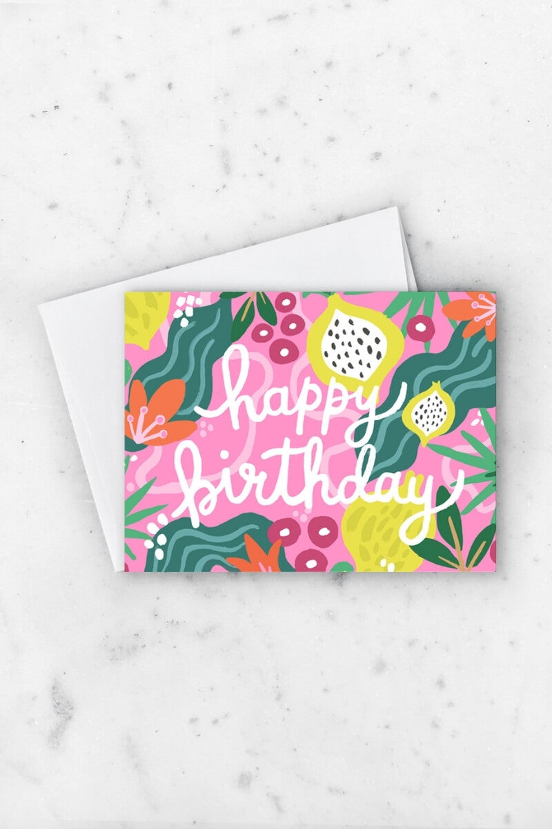 Idlewild Fruity Birthday Card